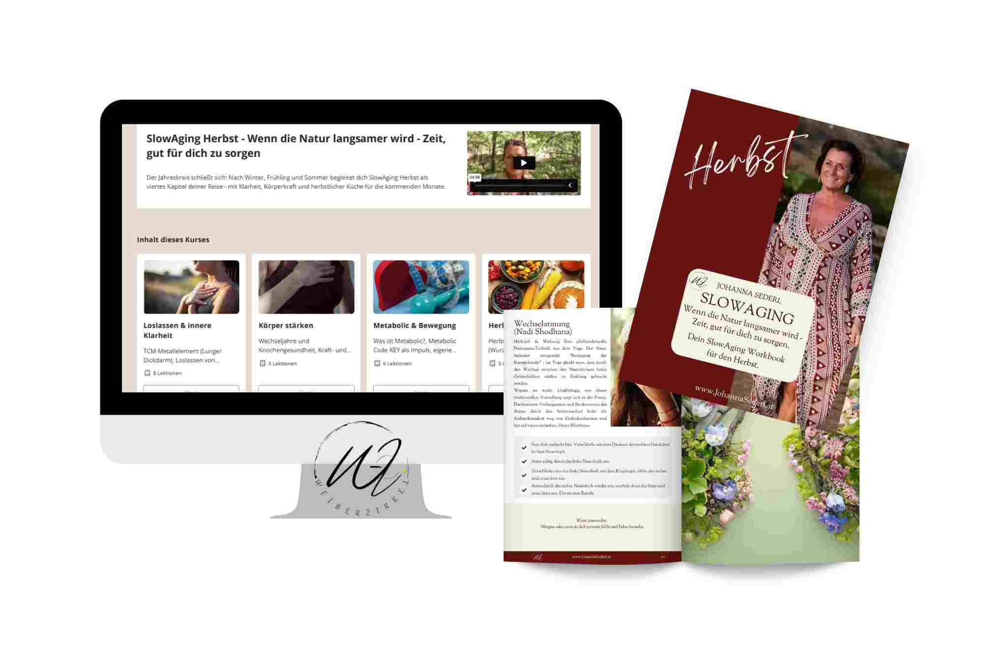 SlowAging Herbst – Onlinekurs und Workbook von Johanna Sederl